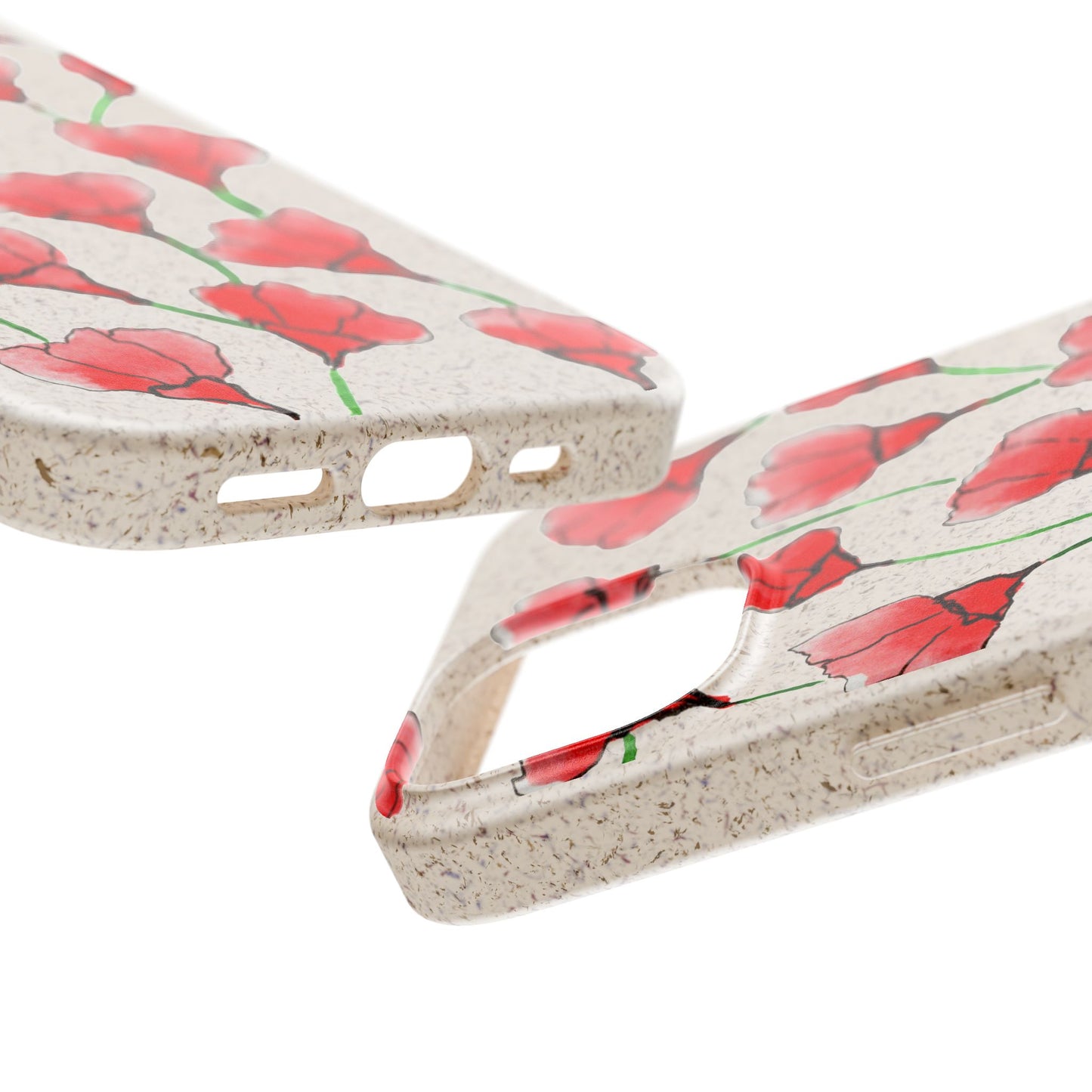 biodegradable & magsafe® phone case — poppy