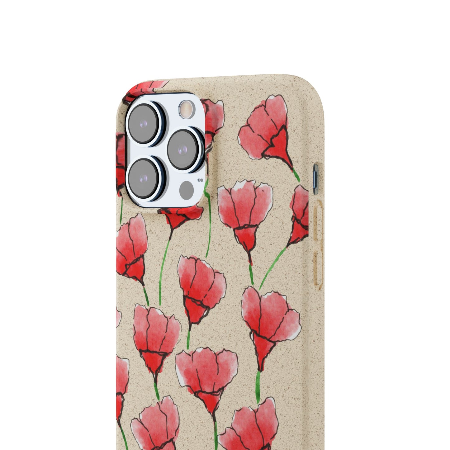 biodegradable & magsafe® phone case — poppy