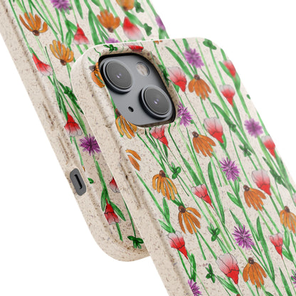 Wildflower Garden — Biodegradable & MagSafe® Phone Case