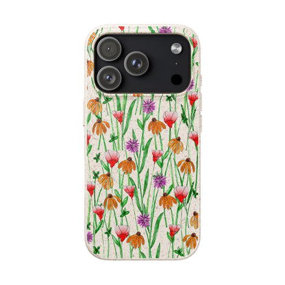 Wildflower Garden — Biodegradable Phone Case
