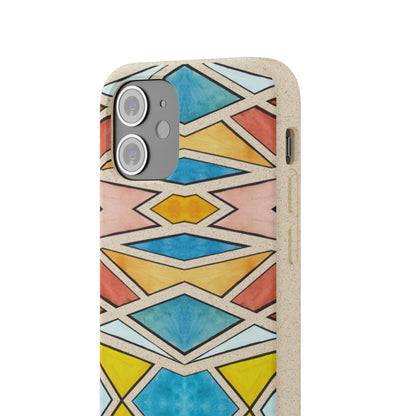 Kaleidoscope Sunset — Biodegradable Phone Case