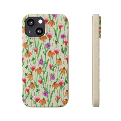 Wildflower Garden — Biodegradable Phone Case