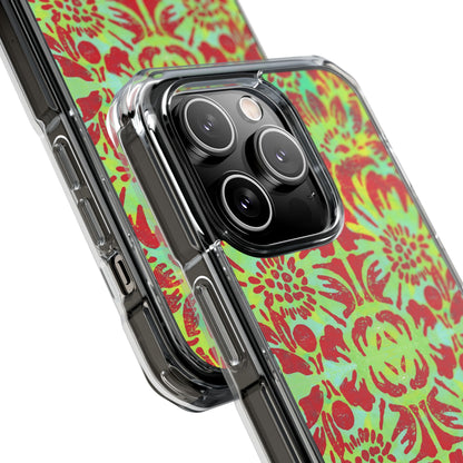 Lotus Bloom — MagSafe® Compatible Clear Phone Case