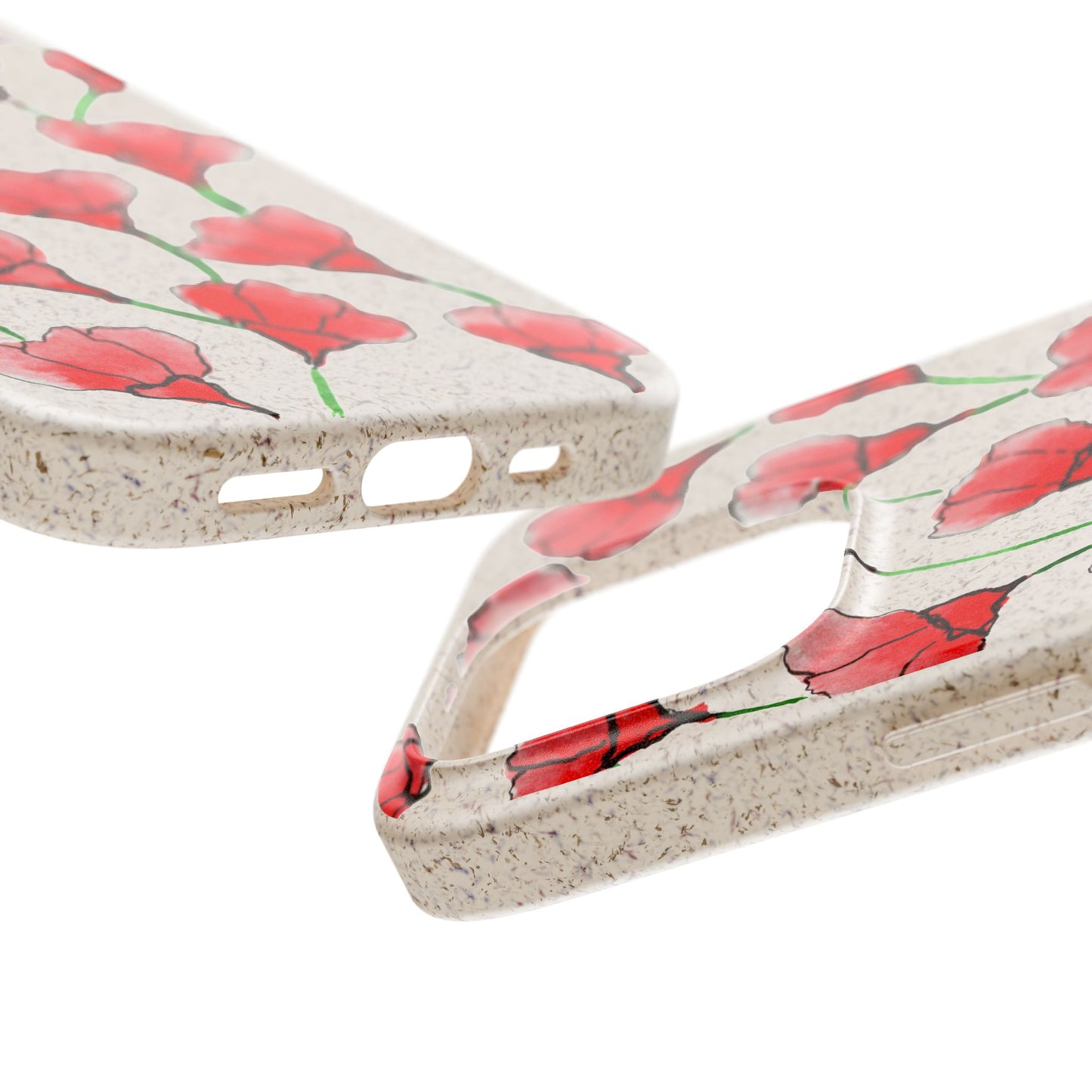 biodegradable & magsafe® phone case — poppy