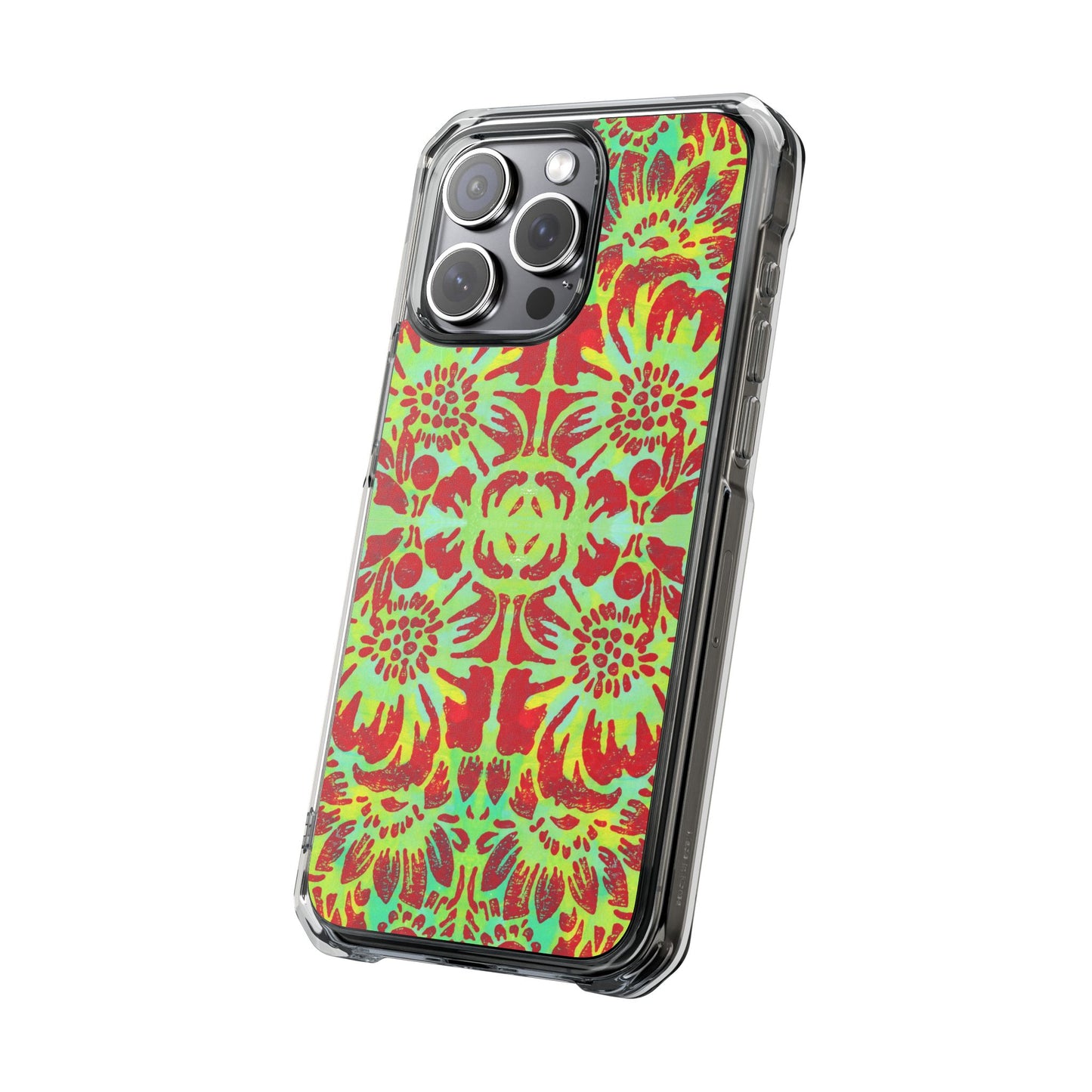 lotus bloom — magsafe® compatible clear phone case