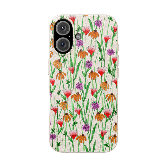 Wildflower Garden — Biodegradable & MagSafe® Phone Case