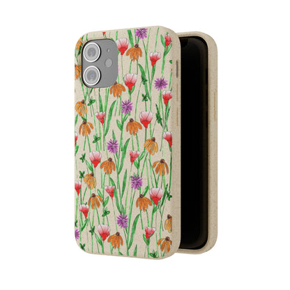 Wildflower Garden — Biodegradable Phone Case