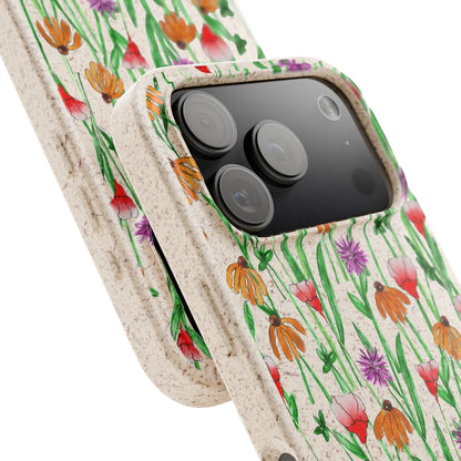 Wildflower Garden — Biodegradable Phone Case