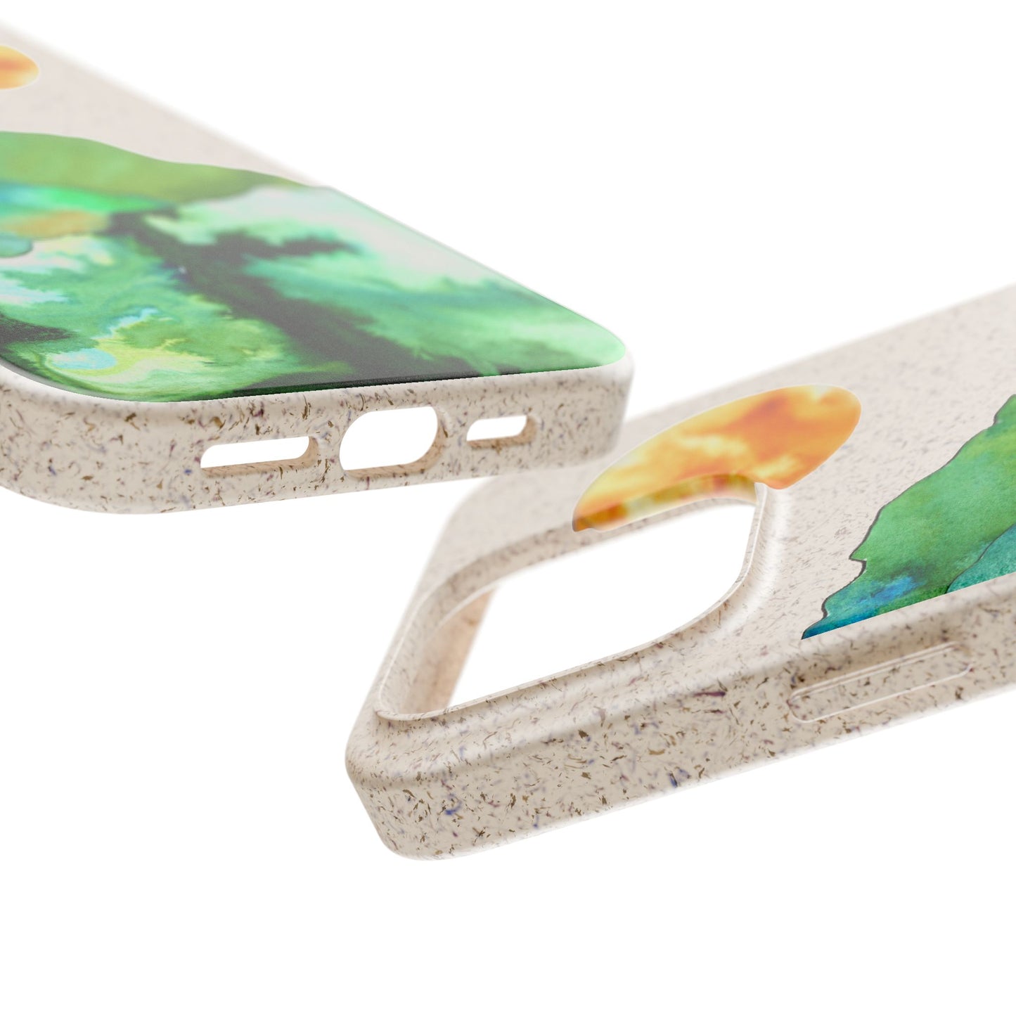 biodegradable & magsafe® phone case — mountain sunset