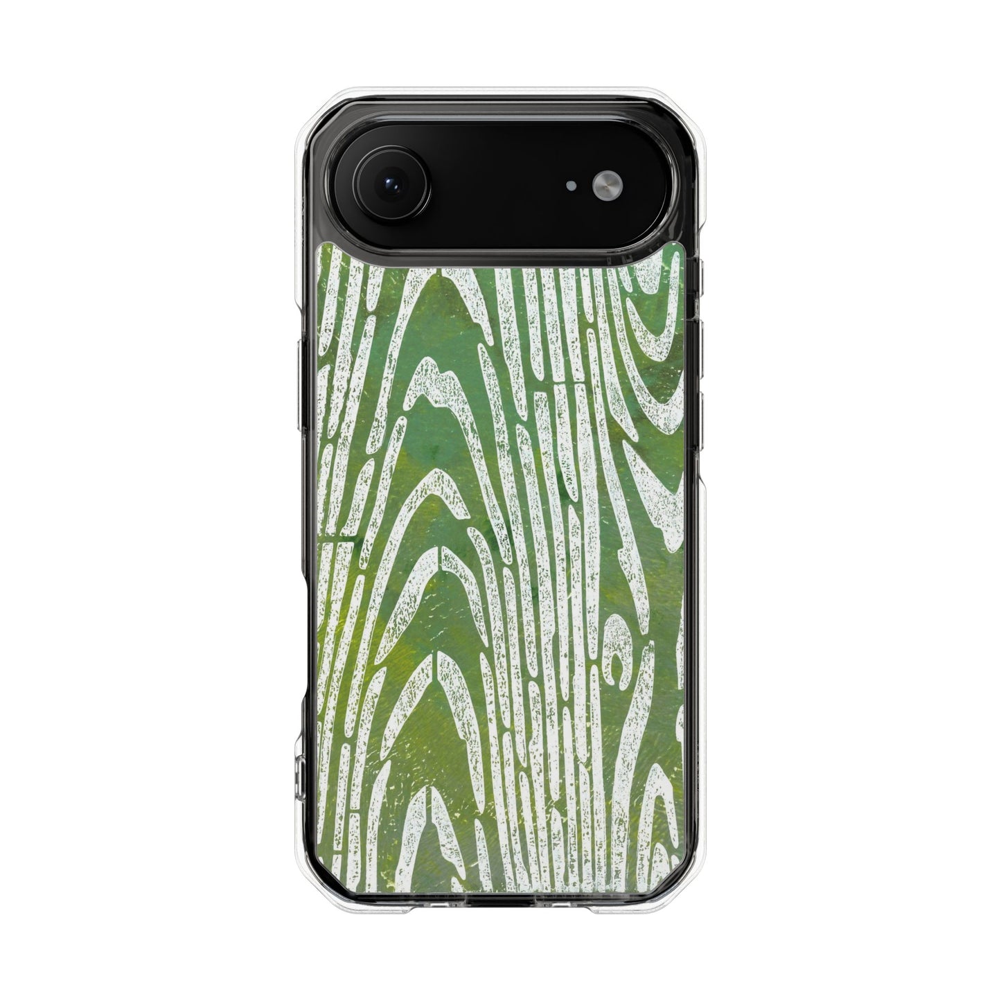 wood grain — clear phone case, magsafe® compatible