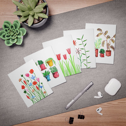 Botanical Greeting Cards — Set of 5