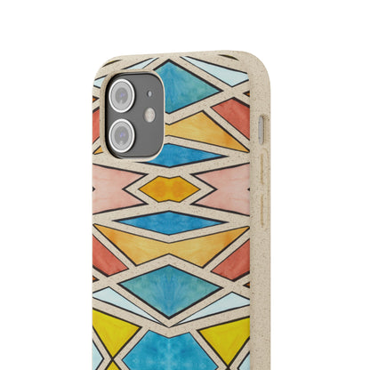 Kaleidoscope Sunset — Biodegradable Phone Case