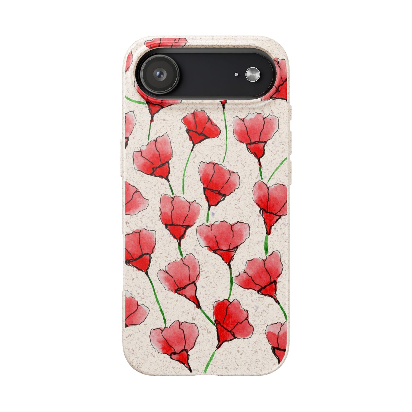 biodegradable & magsafe® phone case — poppy