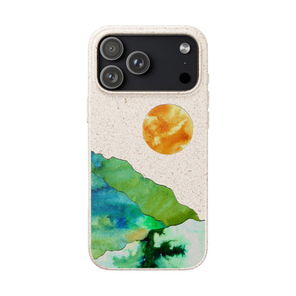 Biodegradable & MagSafe® Phone Case — Mountain Sunset