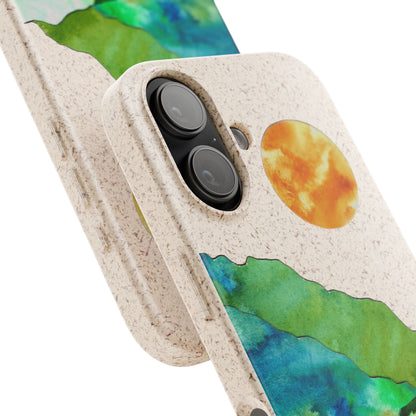 Biodegradable & MagSafe® Phone Case — Mountain Sunset