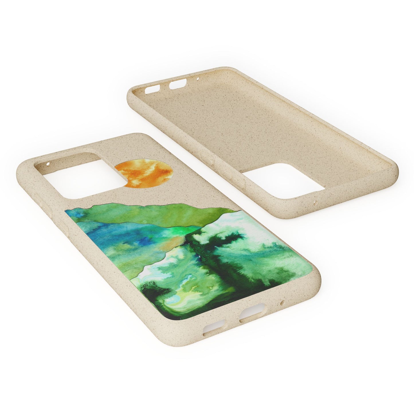 biodegradable & magsafe® phone case — mountain sunset