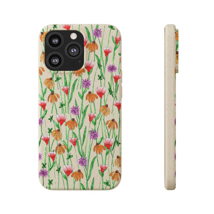 Wildflower Garden — Biodegradable & MagSafe® Phone Case