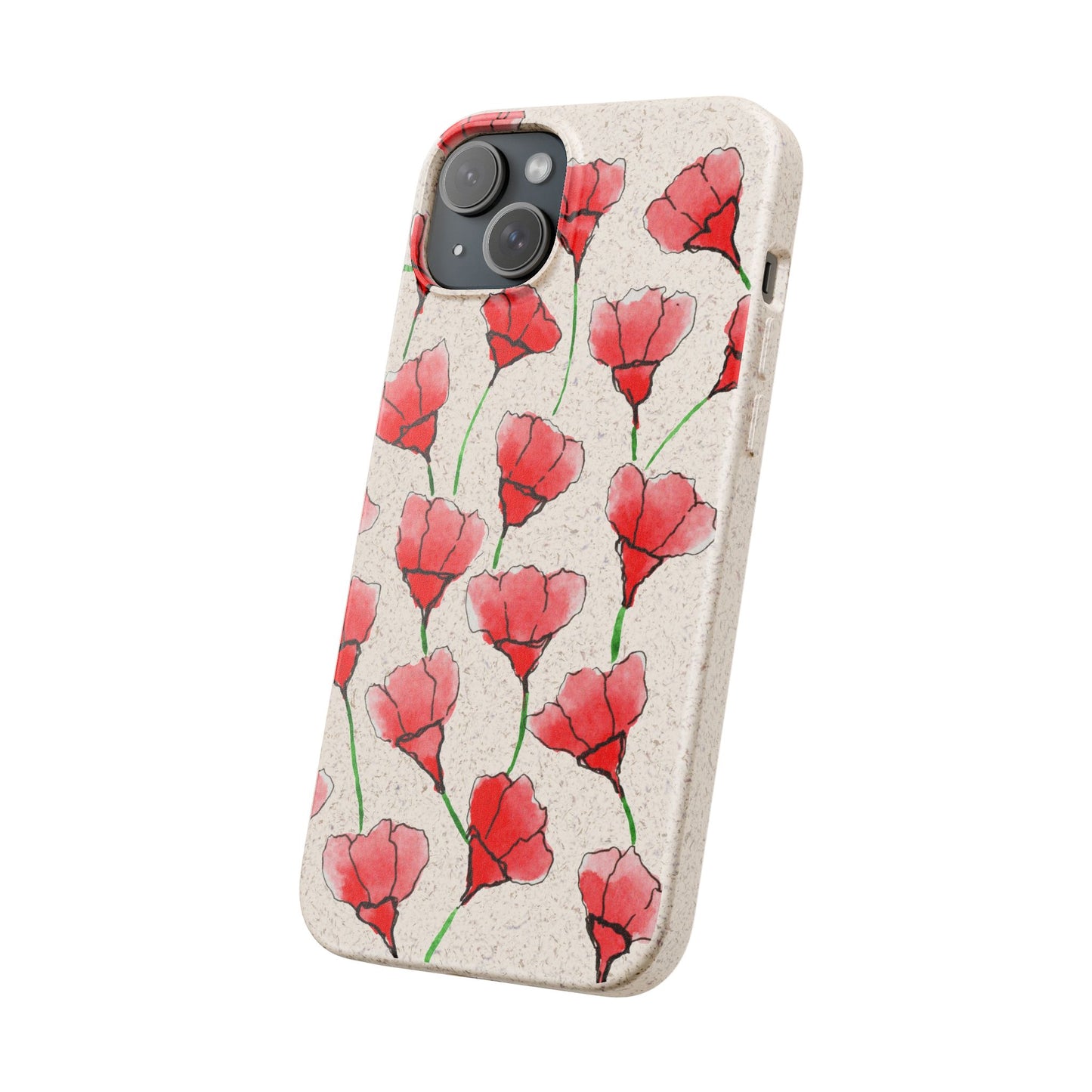biodegradable & magsafe® phone case — poppy