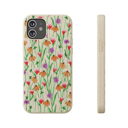 Wildflower Garden — Biodegradable & MagSafe® Phone Case