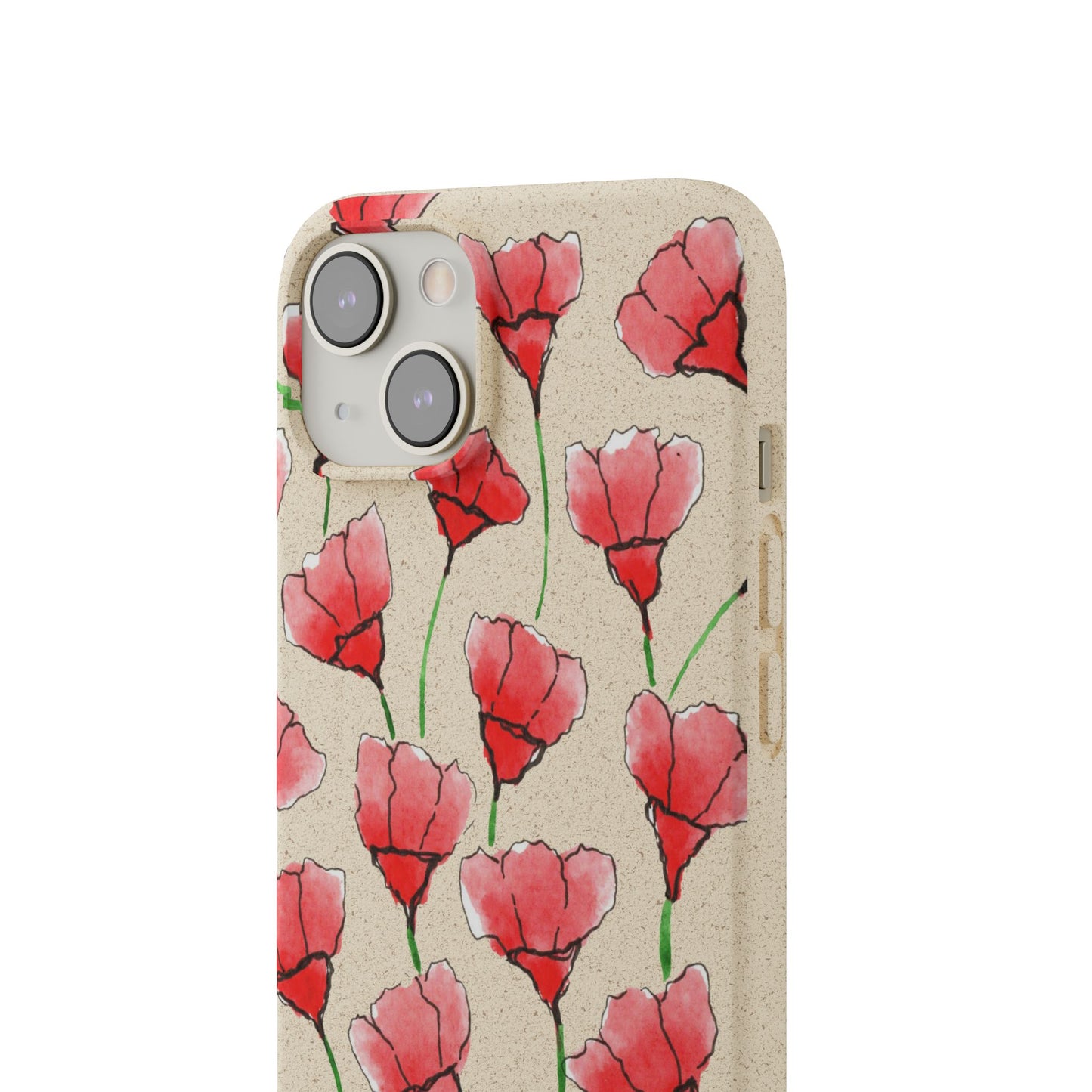 biodegradable & magsafe® phone case — poppy