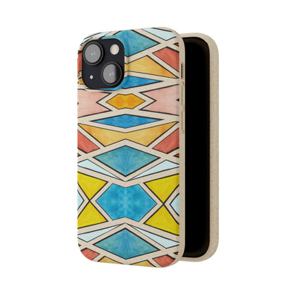 Kaleidoscope Sunset — Biodegradable Phone Case