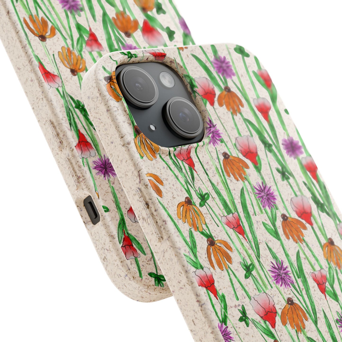wildflower garden — biodegradable & magsafe® phone case