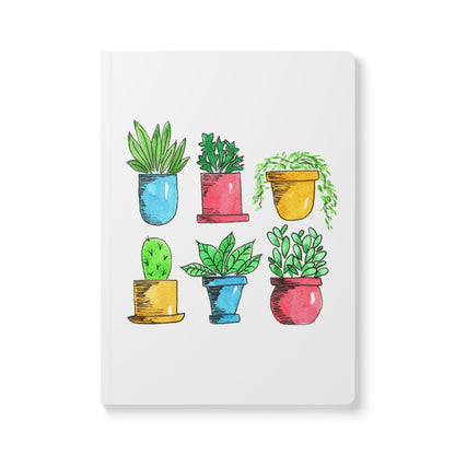 Potted Plants Softcover Journal