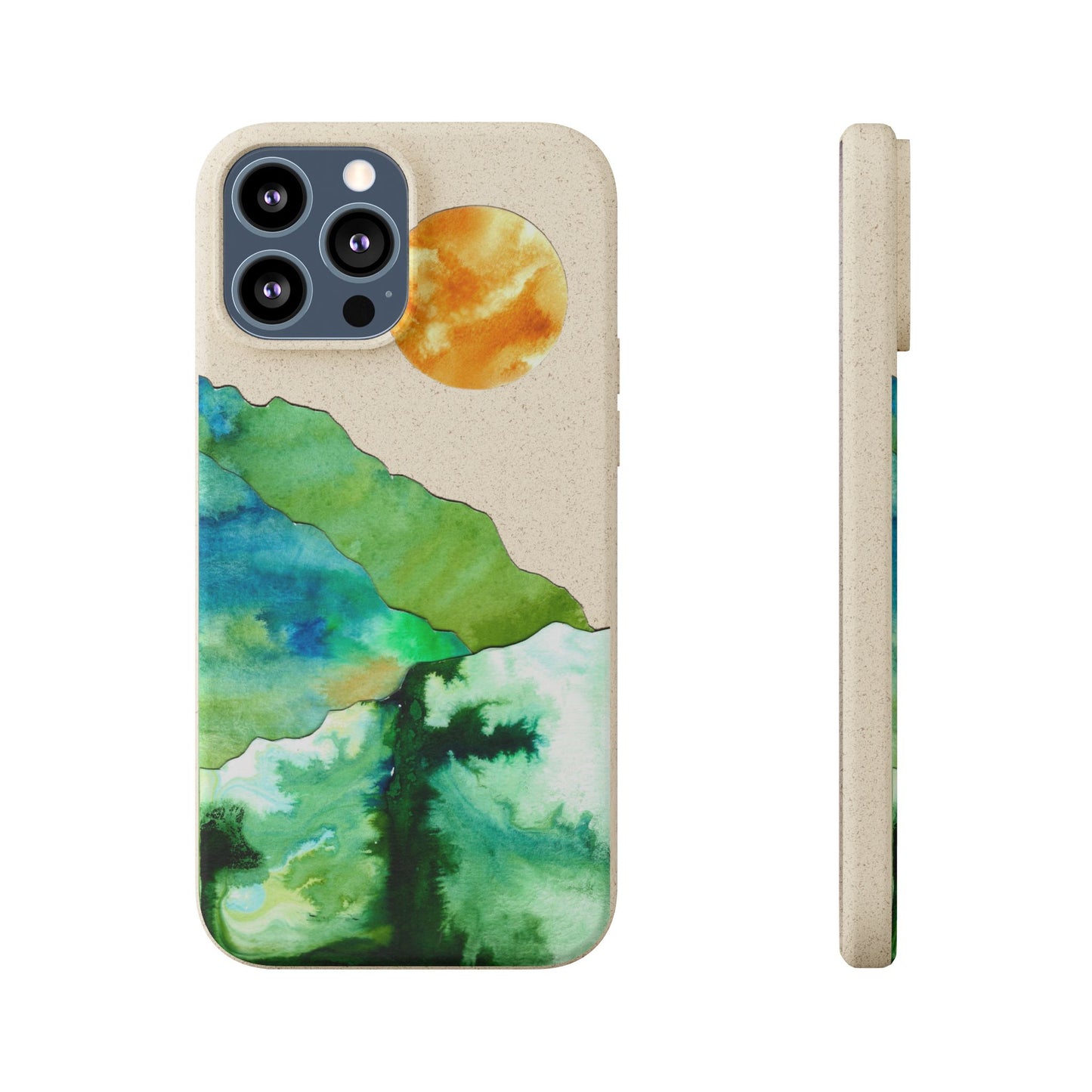 biodegradable & magsafe® phone case — mountain sunset