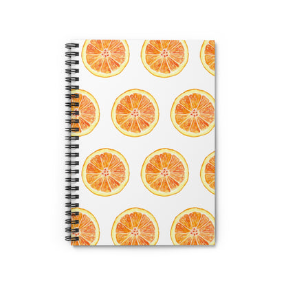 Orange Spiral Notebook