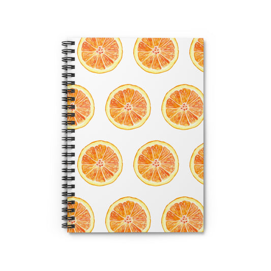 Orange Spiral Notebook