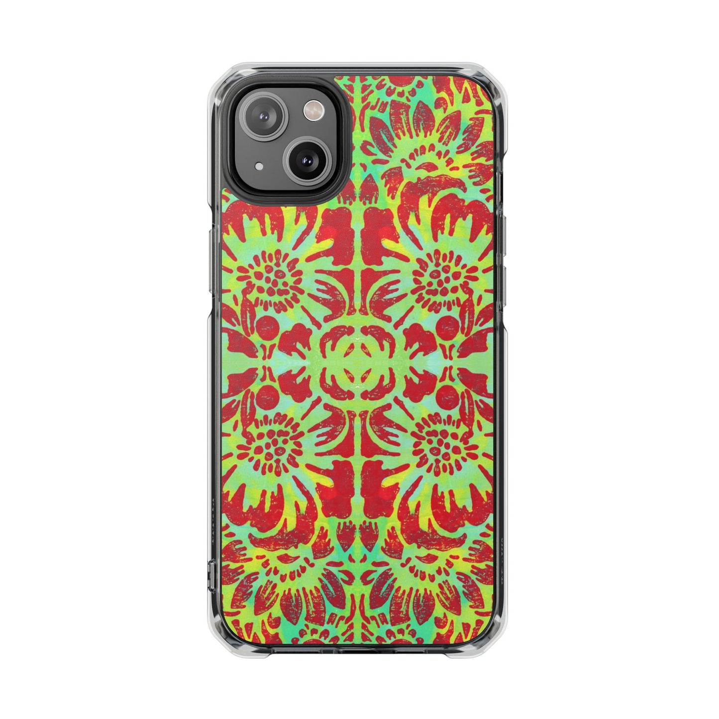 lotus bloom — magsafe® compatible clear phone case
