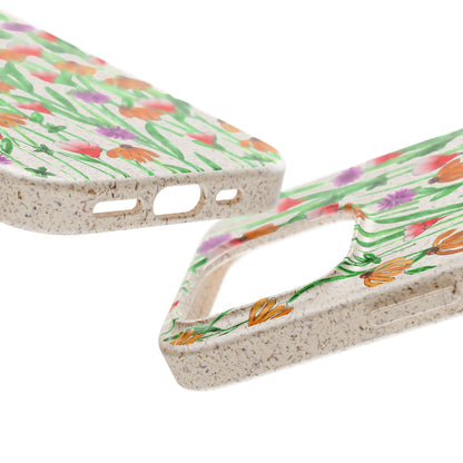 Wildflower Garden — Biodegradable Phone Case
