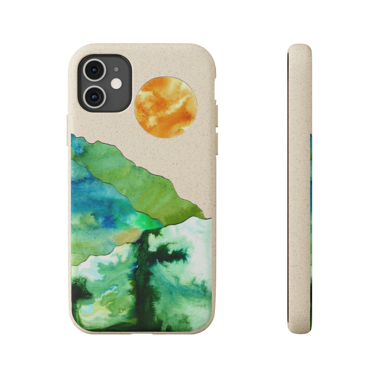 biodegradable & magsafe® phone case — mountain sunset