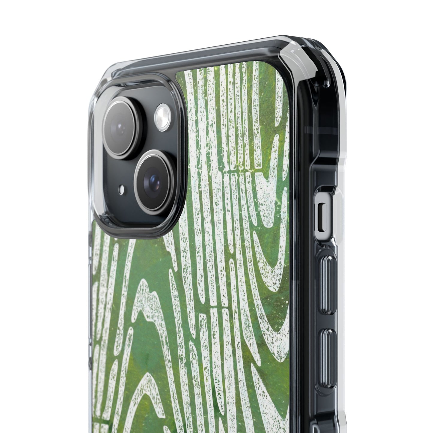 wood grain — clear phone case, magsafe® compatible