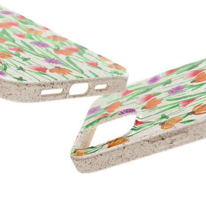 Wildflower Garden — Biodegradable Phone Case
