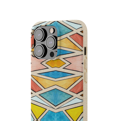 Kaleidoscope Sunset — Biodegradable Phone Case