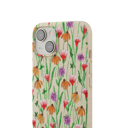 Wildflower Garden — Biodegradable Phone Case