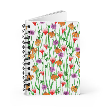Wildflower Garden Spiral Bound Journal