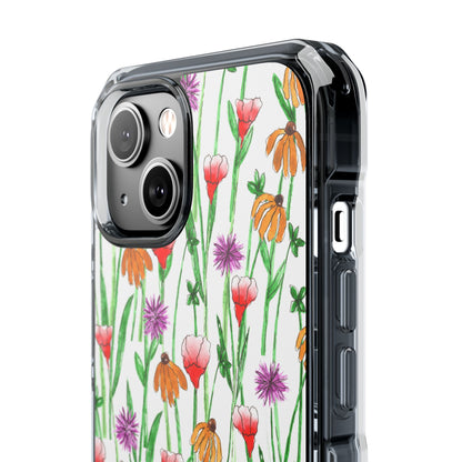 Wildflower Garden — Clear Phone Case, MagSafe® Compatible