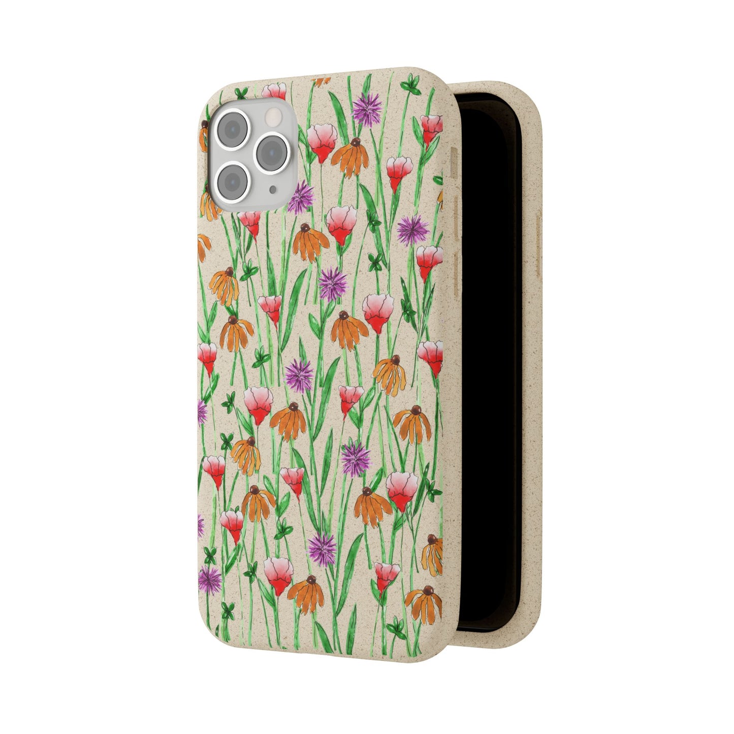 wildflower garden — biodegradable & magsafe® phone case