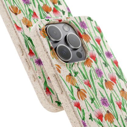 Wildflower Garden — Biodegradable & MagSafe® Phone Case