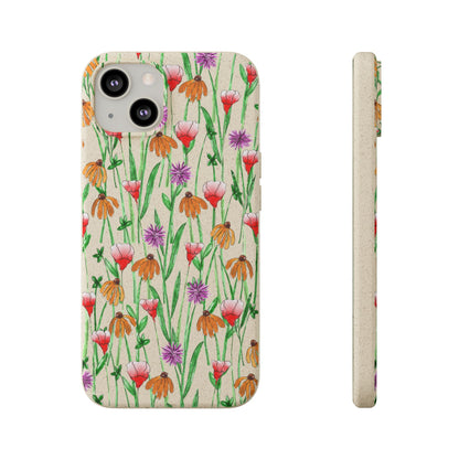 Wildflower Garden — Biodegradable Phone Case