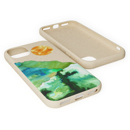 Biodegradable & MagSafe® Phone Case — Mountain Sunset