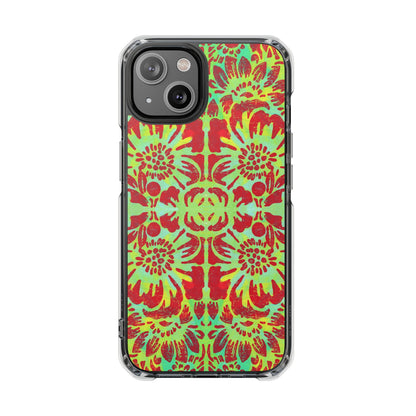 Lotus Bloom — MagSafe® Compatible Clear Phone Case