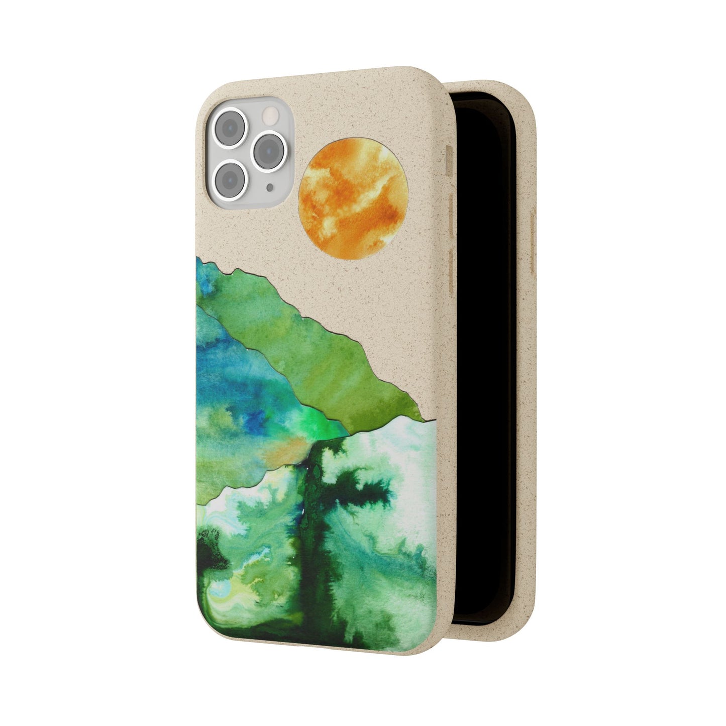 biodegradable & magsafe® phone case — mountain sunset