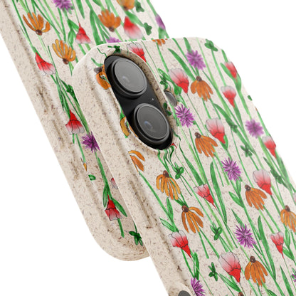 Wildflower Garden — Biodegradable & MagSafe® Phone Case
