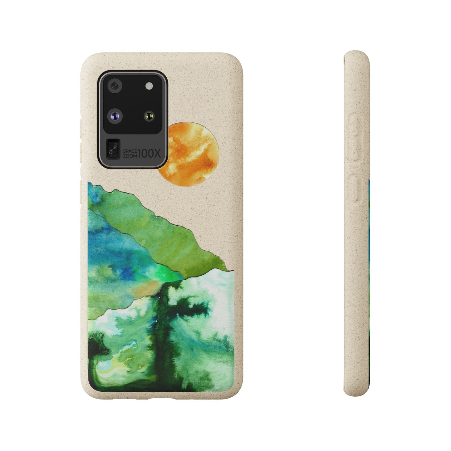 biodegradable & magsafe® phone case — mountain sunset