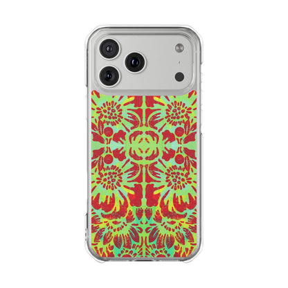 Lotus Bloom — MagSafe® Compatible Clear Phone Case