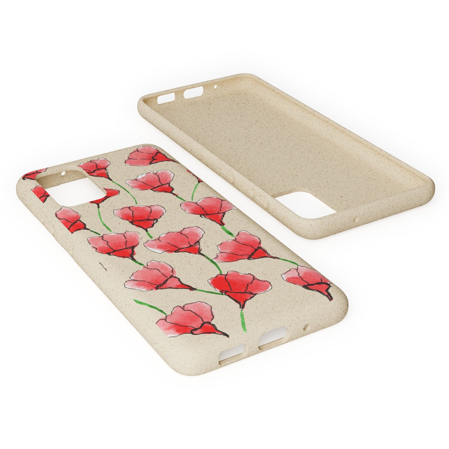 biodegradable & magsafe® phone case — poppy
