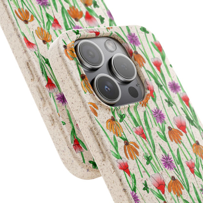 Wildflower Garden — Biodegradable & MagSafe® Phone Case